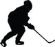 Hockey Silhouette Wall Decal
