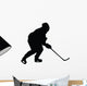 Hockey Silhouette Wall Decal
