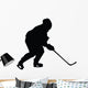 Hockey Silhouette Wall Decal