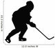 Hockey Silhouette Wall Decal