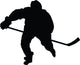 Hockey Silhouette Wall Decal