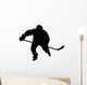 Hockey Silhouette Wall Decal