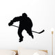 Hockey Silhouette Wall Decal