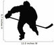 Hockey Silhouette Wall Decal