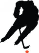 Hockey Silhouette Wall Decal