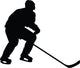 Hockey Silhouette Wall Decal