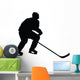 Hockey Silhouette Wall Decal