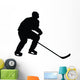 Hockey Silhouette Wall Decal