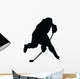 Hockey Silhouette Wall Decal