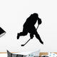 Hockey Silhouette Wall Decal