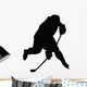 Hockey Silhouette Wall Decal