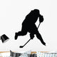 Hockey Silhouette Wall Decal