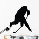 Hockey Silhouette Wall Decal