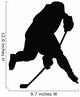 Hockey Silhouette Wall Decal