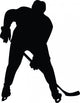 Hockey Silhouette Wall Decal