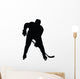 Hockey Silhouette Wall Decal