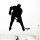 Hockey Silhouette Wall Decal