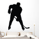 Hockey Silhouette Wall Decal