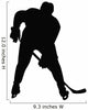 Hockey Silhouette Wall Decal
