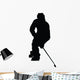 Hockey Silhouette Wall Decal