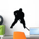 Ice Hockey Silhouette Wall Decal