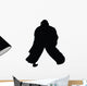 Ice Hockey Silhouette Wall Decal