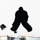 Ice Hockey Silhouette Wall Decal