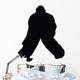 Ice Hockey Silhouette Wall Decal
