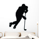 Ice Hockey Silhouette Wall Decal