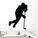 Ice Hockey Silhouette Wall Decal