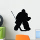 Ice Hockey Silhouette Wall Decal