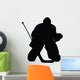Ice Hockey Silhouette Wall Decal