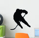 Ice Hockey Silhouette Wall Decal