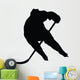 Ice Hockey Silhouette Wall Decal