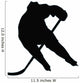 Ice Hockey Silhouette Wall Decal