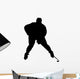 Defender Hockey Silhouette Wall Decal