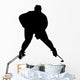 Defender Hockey Silhouette Wall Decal
