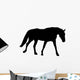 Calm Horse Silhouette Wall Decal