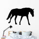 Calm Horse Silhouette Wall Decal