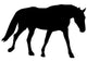 Calm Horse Silhouette Wall Decal