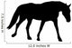 Calm Horse Silhouette Wall Decal