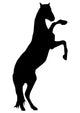 Rearing Horse Silhouette Wall Decal