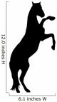 Rearing Horse Silhouette Wall Decal