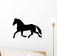 Cantering Horse Silhouette Wall Decal