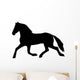 Cantering Horse Silhouette Wall Decal