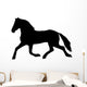 Cantering Horse Silhouette Wall Decal