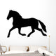 Cantering Horse Silhouette Wall Decal