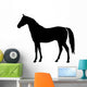 Facing Left Horse Standing Wall Decal