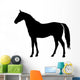 Facing Left Horse Standing Wall Decal