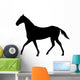 Facing Left Horse Trotting Wall Decal